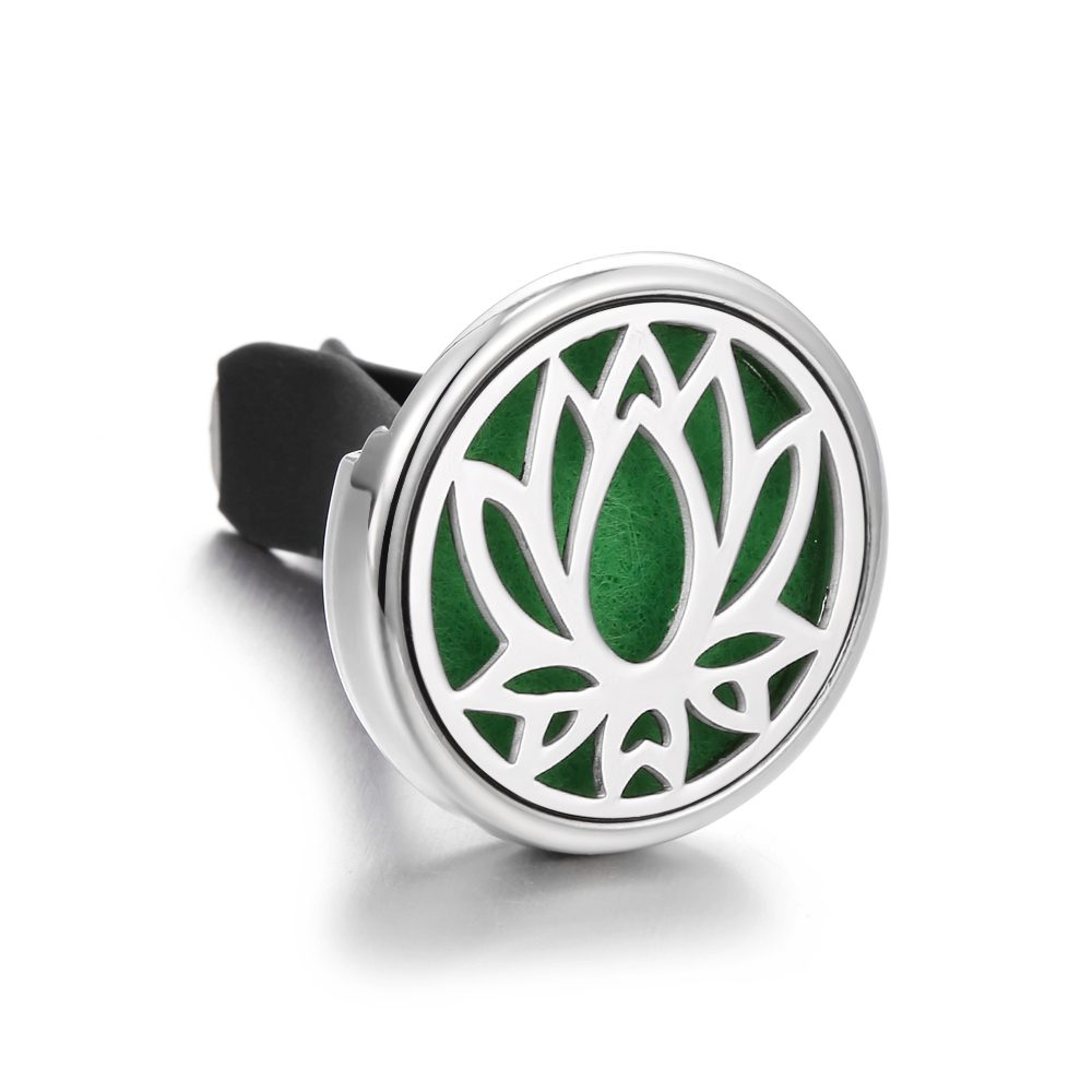 Clip Voiture Diffuseur d’huiles essentielles – Fleur de Lotus